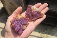 Natural Amethystos Amethyst Specimens x 12 From Kwaggafontein, South Africa