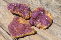 Natural Amethystos Amethyst Specimens x 12 From Kwaggafontein, South Africa