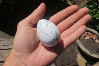 Polished Howlite Gemstone Eggs x 7 From Zimbabwe