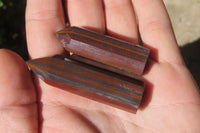 Polished Tiger Iron Jasper Points x 20 From South Africa