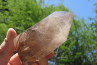 Polished Smokey Quartz Crystals x 4 From Madagascar