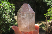 Polished Smokey Quartz Crystals x 4 From Madagascar