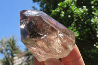 Polished Smokey Quartz Crystals x 4 From Madagascar