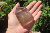 Polished Smokey Quartz Crystals x 4 From Madagascar