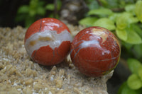 Polished Red Jasper Sphere-Balls - Sold Per Item - From Northern Cape, South Africa