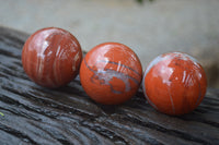 Polished Red Jasper Sphere-Balls - Sold Per Item - From Northern Cape, South Africa