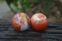 Polished Red Jasper Sphere-Balls - Sold Per Item - From Northern Cape, South Africa