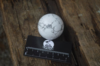 Polished Lightning Strike Howlite Sphere-Balls - Sold Per Item - From Zimbabwe