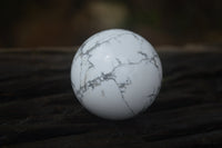 Polished Lightning Strike Howlite Sphere-Balls - Sold Per Item - From Zimbabwe