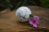 Polished Lightning Strike Howlite Sphere-Balls - Sold Per Item - From Zimbabwe