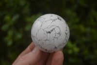 Polished Lightning Strike Howlite Sphere-Balls - Sold Per Item - From Zimbabwe