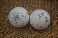 Polished Lightning Strike Howlite Sphere-Balls - Sold Per Item - From Zimbabwe