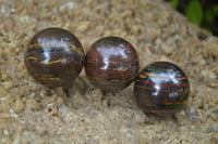 Polished Tiger Iron Sphere-Balls - Sold Per Item - From Marble Bar, Australia