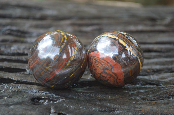 Polished Tiger Iron Sphere-Balls - Sold Per Item - From Marble Bar, Australia