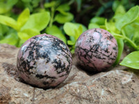 Polished Rhodonite Sphere-Balls - Sold Per Item - From Madagascar