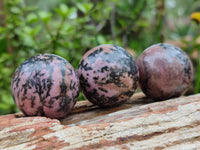 Polished Rhodonite Sphere-Balls - Sold Per Item - From Madagascar