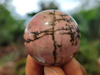 Polished Rhodonite Sphere-Balls - Sold Per Item - From Madagascar