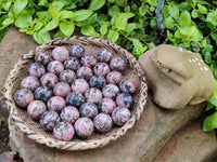 Polished Rhodonite Sphere-Balls - Sold Per Item - From Madagascar