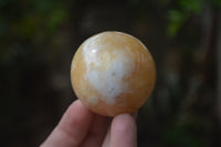 Polished Honey Aragonite Gemstone Sphere-Balls - Sold Per Item - From Ais-Ais Namibia