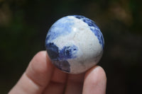 Polished Blue Sodalite Sphere-Balls - Sold Per Item - From Kunene River, Namibia