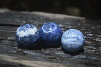 Polished Blue Sodalite Sphere-Balls - Sold Per Item - From Kunene River, Namibia