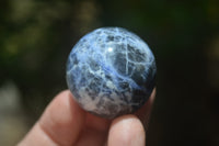 Polished Blue Sodalite Sphere-Balls - Sold Per Item - From Kunene River, Namibia