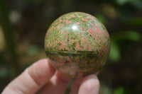 Polished Unakite Sphere-Balls - Sold Per Item - From Messina, South Africa