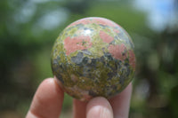 Polished Unakite Sphere-Balls - Sold Per Item - From Messina, South Africa