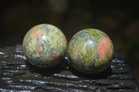 Polished Unakite Sphere-Balls - Sold Per Item - From Messina, South Africa