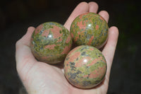 Polished Unakite Sphere-Balls - Sold Per Item - From Messina, South Africa