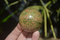 Polished Unakite Sphere-Balls - Sold Per Item - From Messina, South Africa