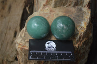 Polished Small Green Quartz Sphere-Balls - Sold Per Item - From Zimbabwe