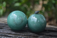 Polished Small Green Quartz Sphere-Balls - Sold Per Item - From Zimbabwe