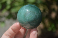 Polished Small Green Quartz Sphere-Balls - Sold Per Item - From Zimbabwe