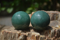 Polished Small Green Quartz Sphere-Balls - Sold Per Item - From Zimbabwe