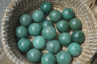 Polished Small Green Quartz Sphere-Balls - Sold Per Item - From Zimbabwe