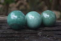 Polished Small Green Quartz Sphere-Balls - Sold Per Item - From Zimbabwe