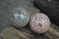 Polished Snakeskin Rhyolite Jasper Sphere - Ball - sold per item - From Australia