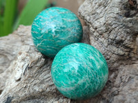 Polished Amazonite Sphere-Balls - Sold Per Item - From Madagascar