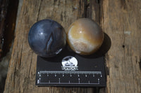 Polished Translucent Banded Agate Sphere-Balls - Sold Per Item - From Madagascar