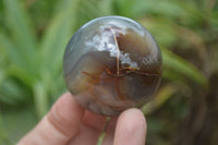 Polished Translucent Banded Agate Sphere-Balls - Sold Per Item - From Madagascar