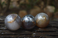 Polished Translucent Banded Agate Sphere-Balls - Sold Per Item - From Madagascar