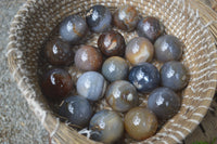 Polished Translucent Banded Agate Sphere-Balls - Sold Per Item - From Madagascar