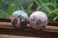 Polished Medium Rhodonite Sphere-Balls - Sold Per Item - From Madagascar