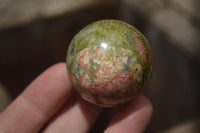 Polished Small Unakite Sphere-Balls - Sold Per Item - From Messina, South Africa