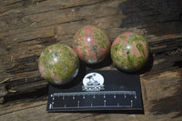 Polished Small Unakite Sphere-Balls - Sold Per Item - From Messina, South Africa