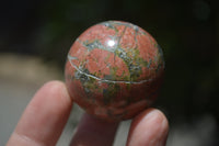 Polished Small Unakite Sphere-Balls - Sold Per Item - From Messina, South Africa