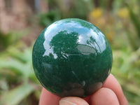 Polished Green Quartz Sphere-Balls - Sold Per Item - From Zimbabwe