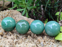 Polished Green Quartz Sphere-Balls - Sold Per Item - From Zimbabwe