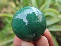 Polished Green Quartz Sphere-Balls - Sold Per Item - From Zimbabwe